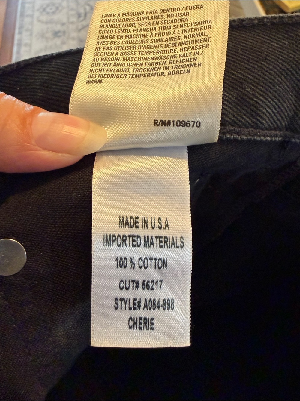Agolde Black Cherie Jeans High Rise 25